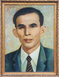 太阳城官网股份首创人温北英油画像